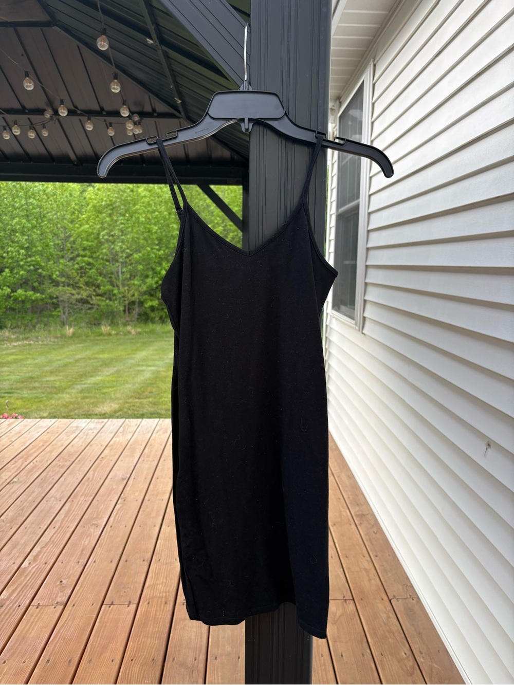 wild fable Black Slip Dress
